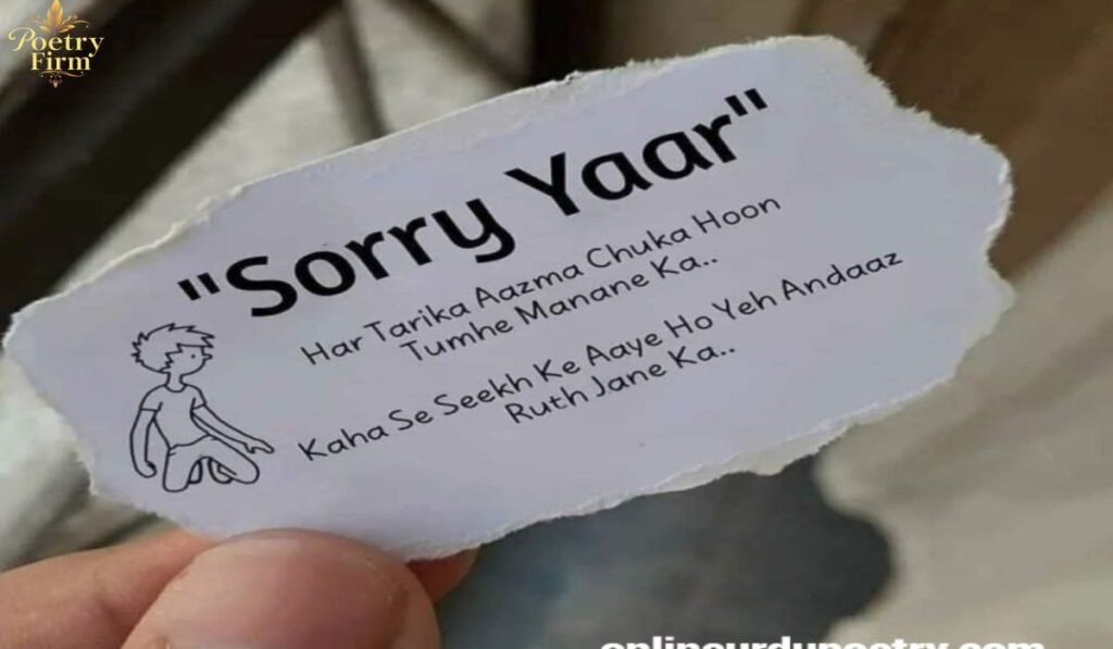 प्यार सच्चा प्यार सॉरी शायरी