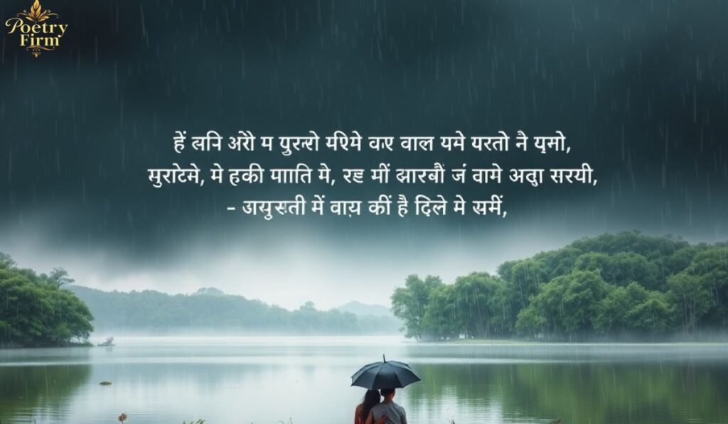 बारिश पर शायरी