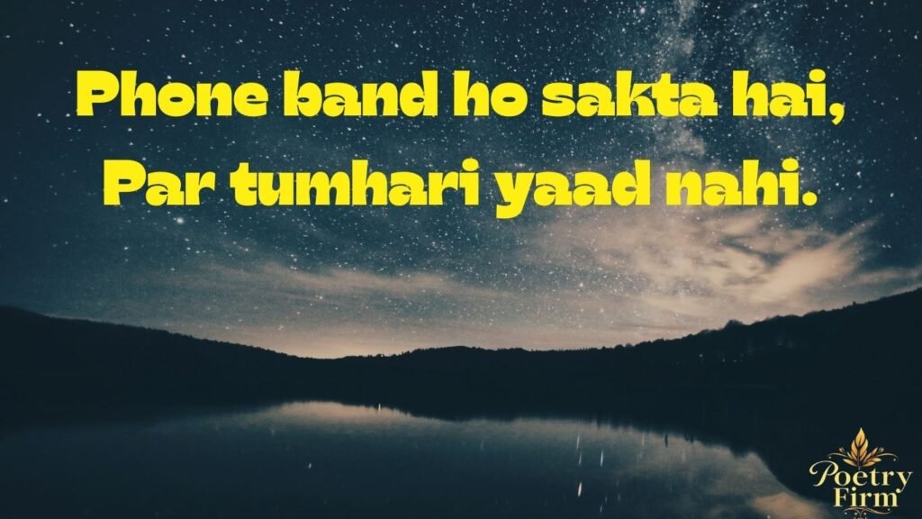 Cute Good Night Shayari 😊