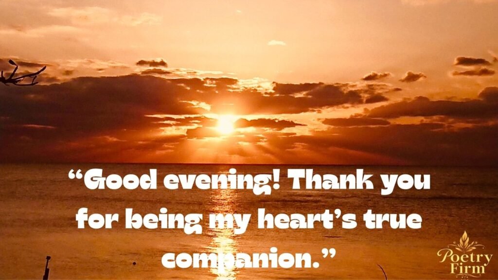 Gratitude-Filled Evening Messages