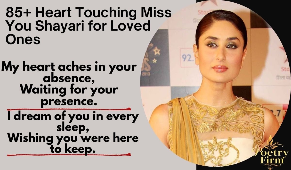 85+ Heart Touching Miss You Shayari for Loved Ones
