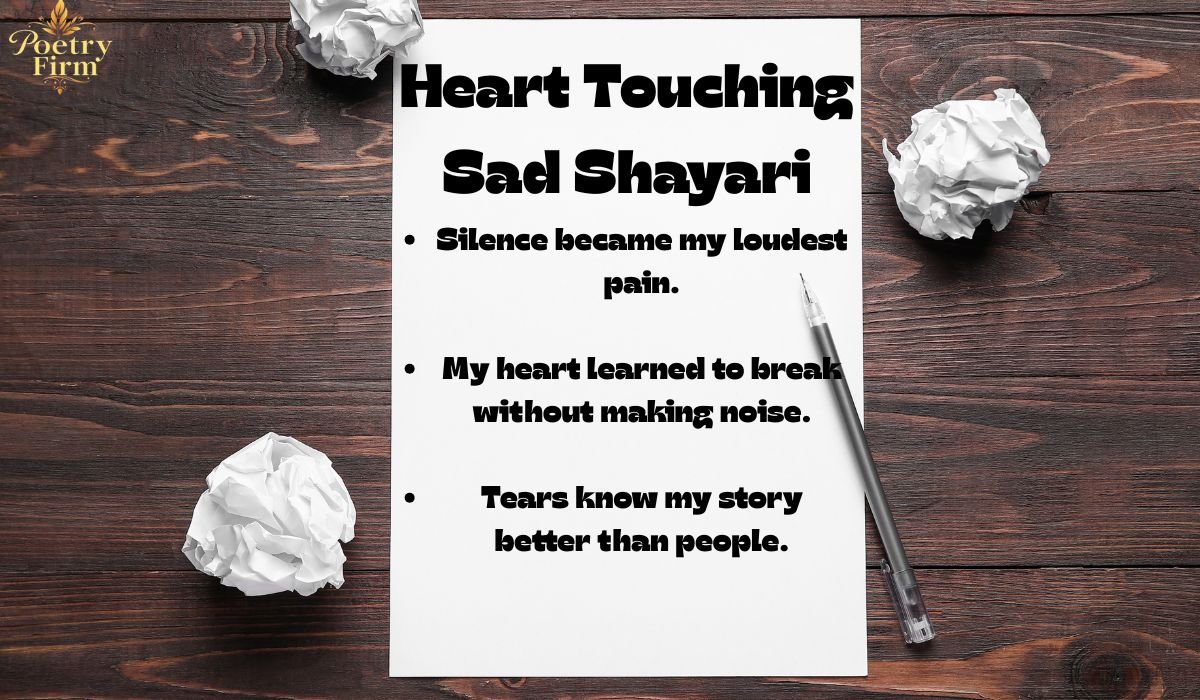 Latest 185+ Heart Touching Sad Shayari in English 2026