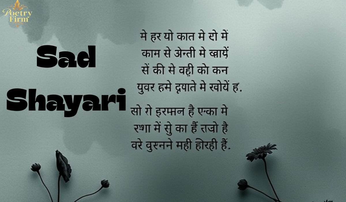 Latest 185+ Sad Shayari in Hindi 2026