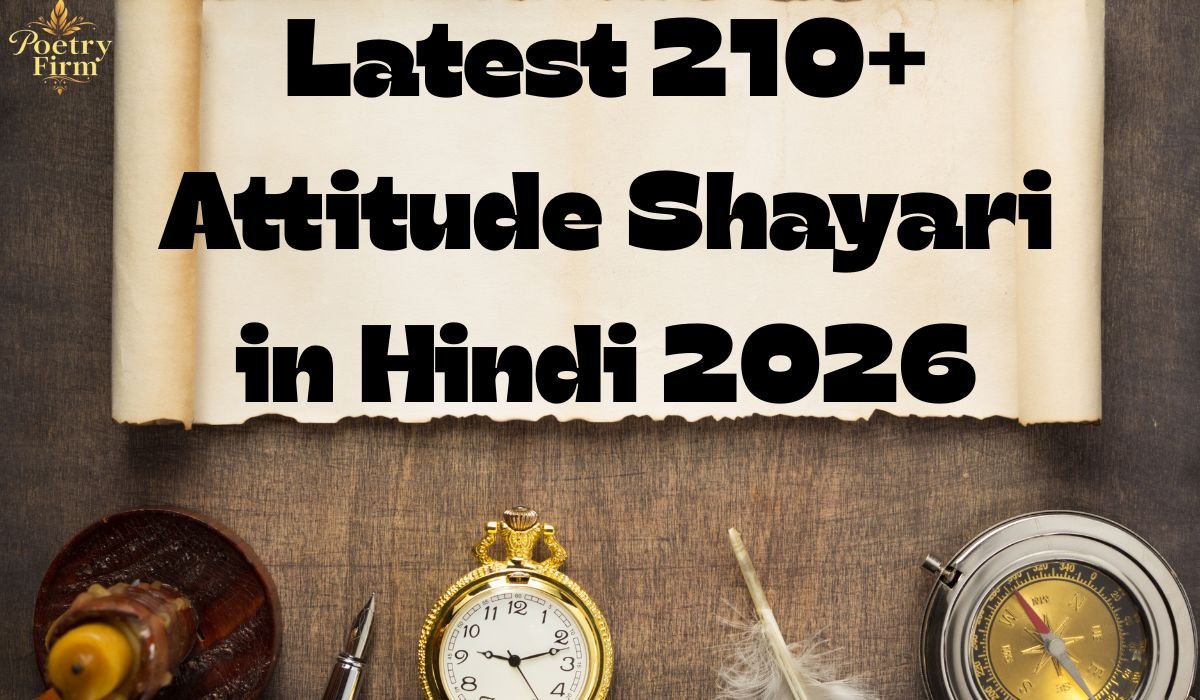 Latest 210+ Attitude Shayari in Hindi 2026