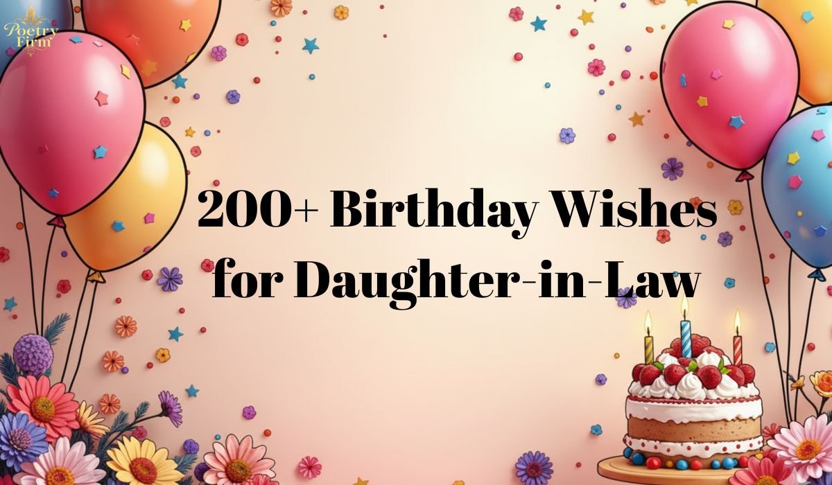 200+ Birthday Wishes for Daughter-in-Law